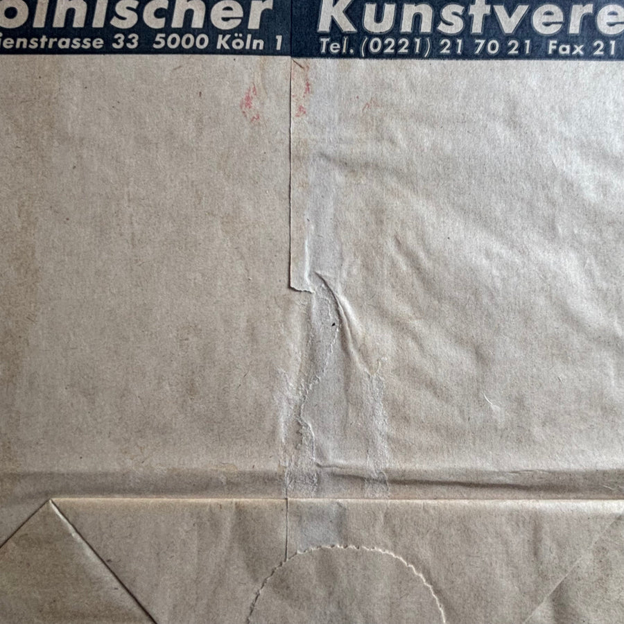 Barbara Kruger - I shop therefore I am (paper bag) - Kölnischer Kunstverein 1990 - Saint-Martin Bookshop