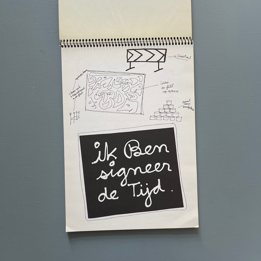 Ben Vautier - Schetsboek - Ram Galerie 1991 - Saint-Martin Bookshop