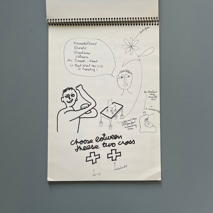 Ben Vautier - Schetsboek - Ram Galerie 1991 - Saint-Martin Bookshop
