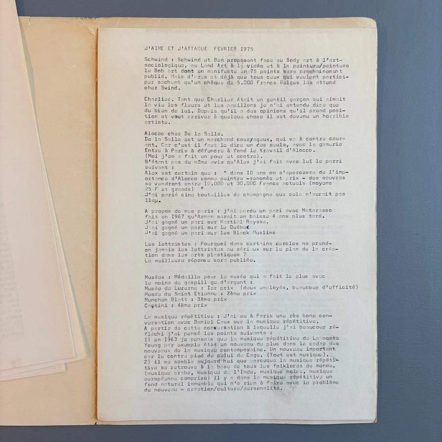 Ben (signed) - J'aime et j'attaque - 1975 - Saint-Martin Bookshop