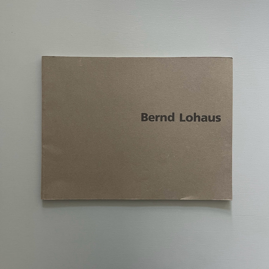 Bernd Lohaus (signed) - Musée d'art moderne de Villeneuve d'Ascq 1988 - Saint-Martin Bookshop