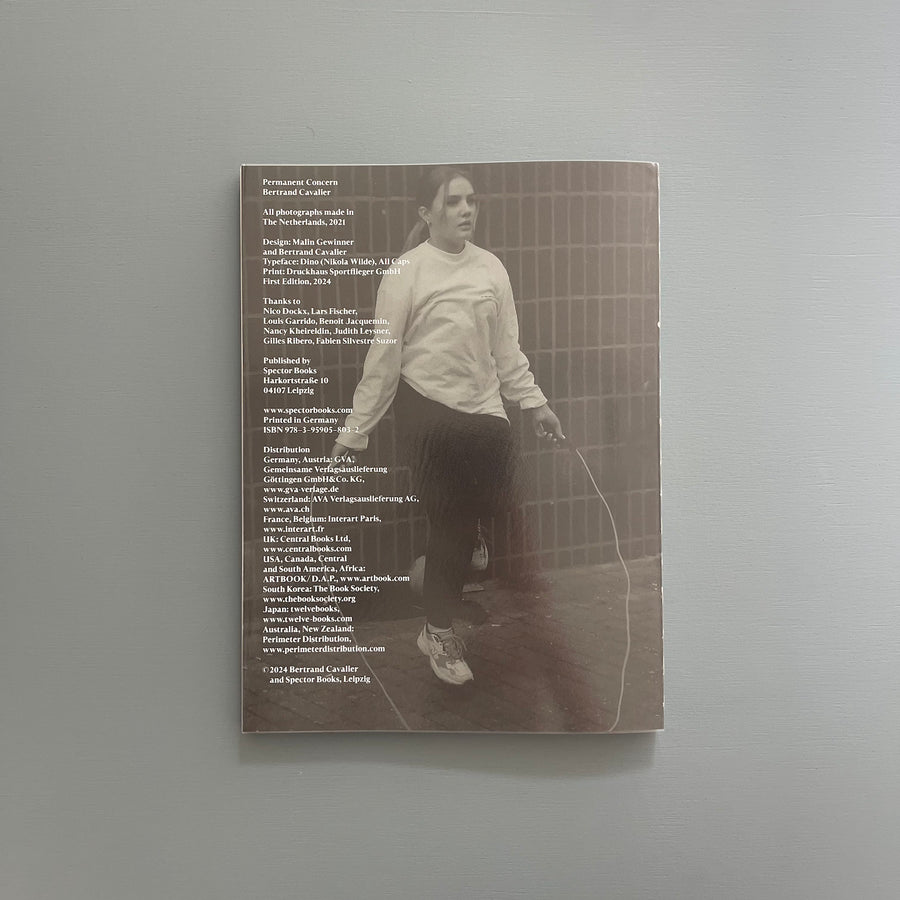 Bertrand Cavalier - Permanent Concern - Spector Books 2024 - Saint-Martin Bookshop
