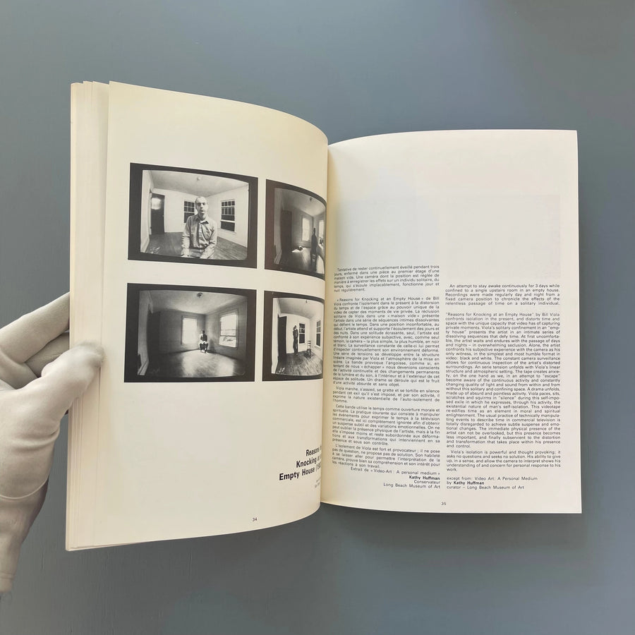 Bill Viola - ARC Paris 1983 - Saint-Martin Bookshop