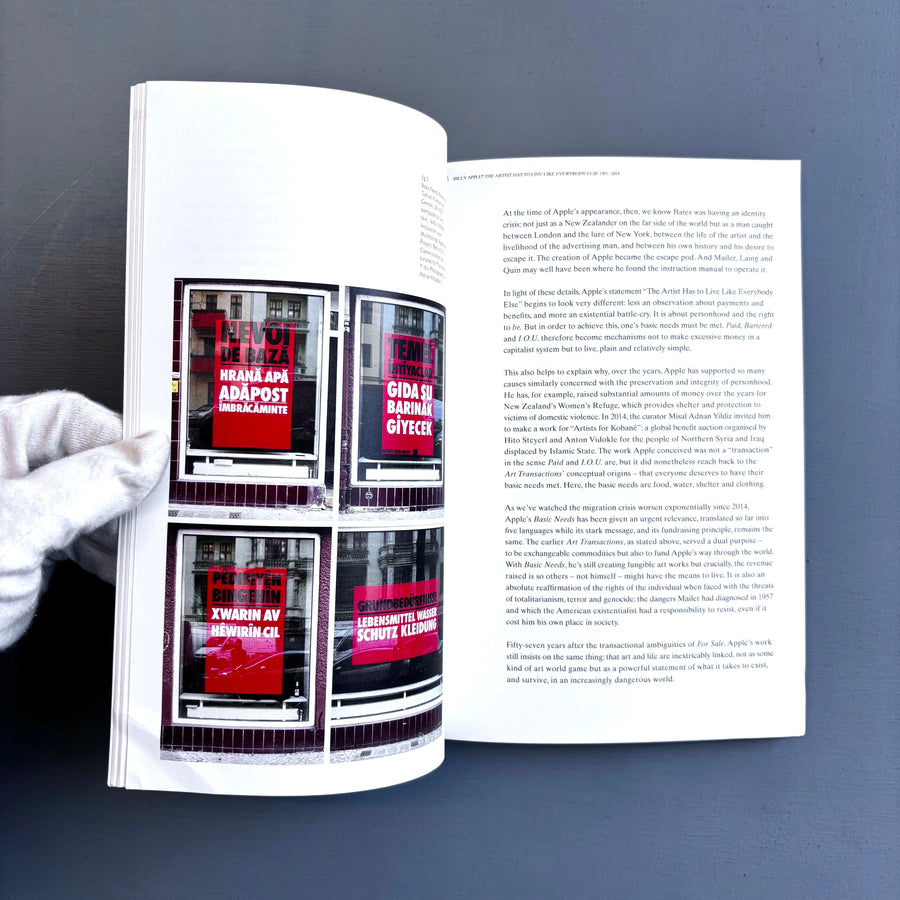 Billy Apple - The Artist Has to Live Like Everybody Else 1961-2018 - The Mayor Gallery 2018