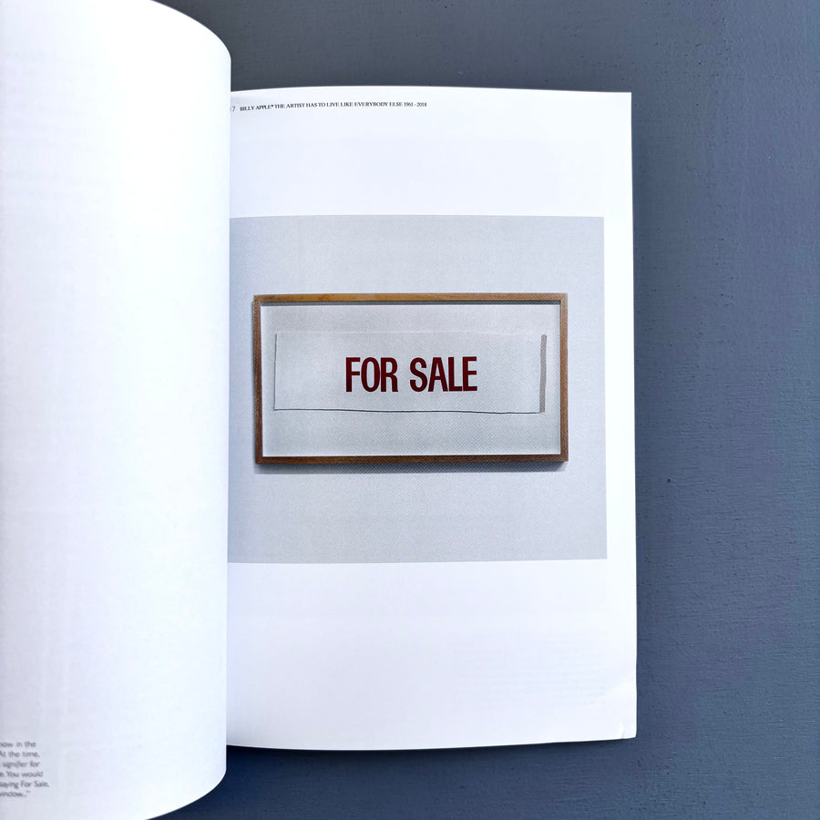 Billy Apple - The Artist Has to Live Like Everybody Else 1961-2018 - The Mayor Gallery 2018