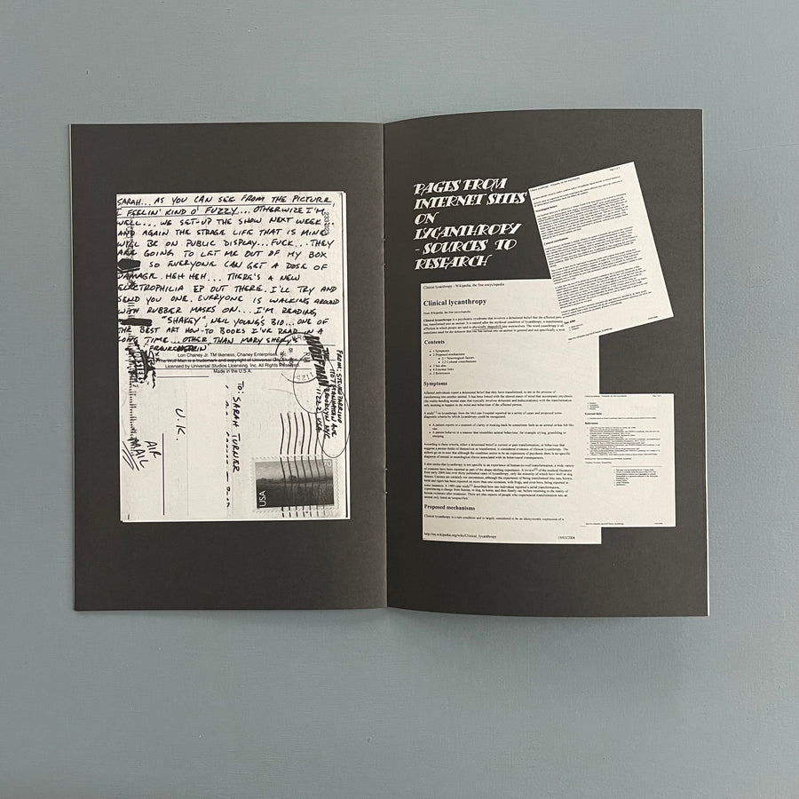 Black Noise tribute to Steve Parrino - JRP Ringier 2007 - Saint-Martin Bookshop