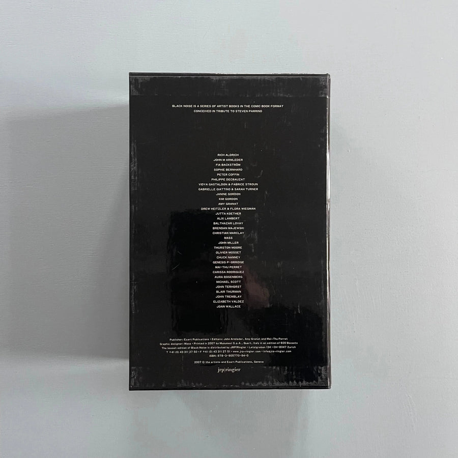 Black Noise tribute to Steve Parrino - JRP Ringier 2007 - Saint-Martin Bookshop