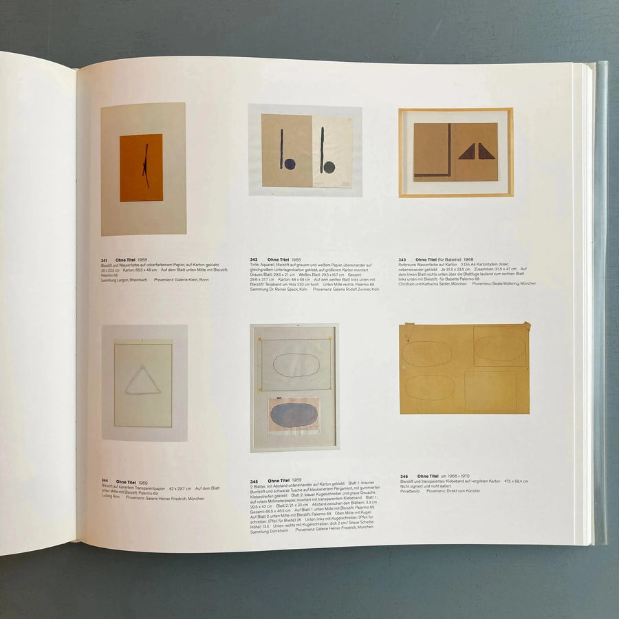 Blinky Palermo - Complete works (Werkverzeichnis) - Oktagon 1995 - Saint-Martin Bookshop