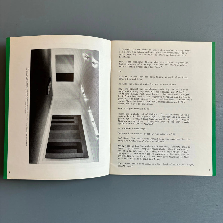 Brice Marden - View Vol. III No. 2 June 1980 - Saint-Martin Bookshop