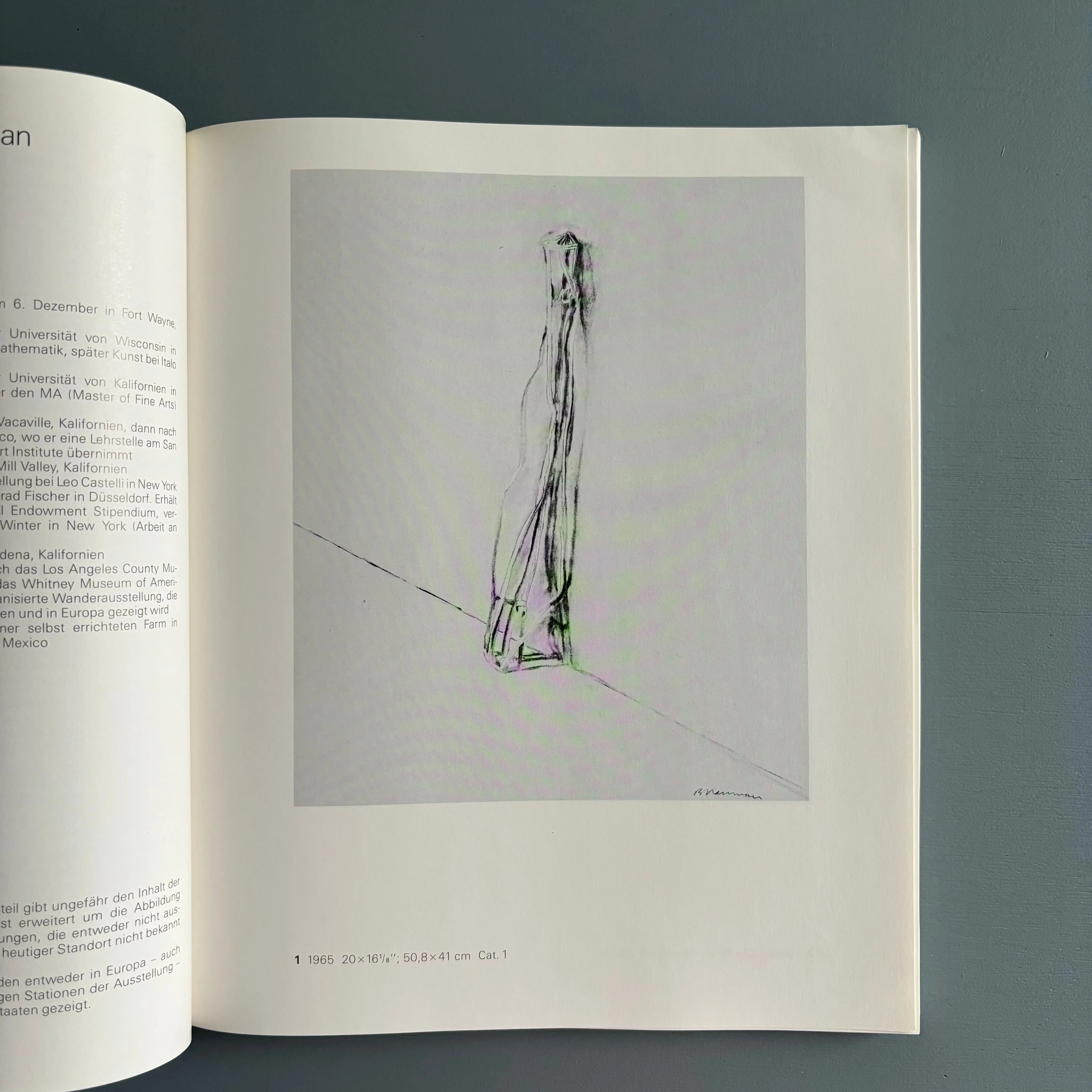 Nauman Bruce Nauman - Drawings Zeichnungen 1965-1986 - Kunstmuseum Basel 1986 ...