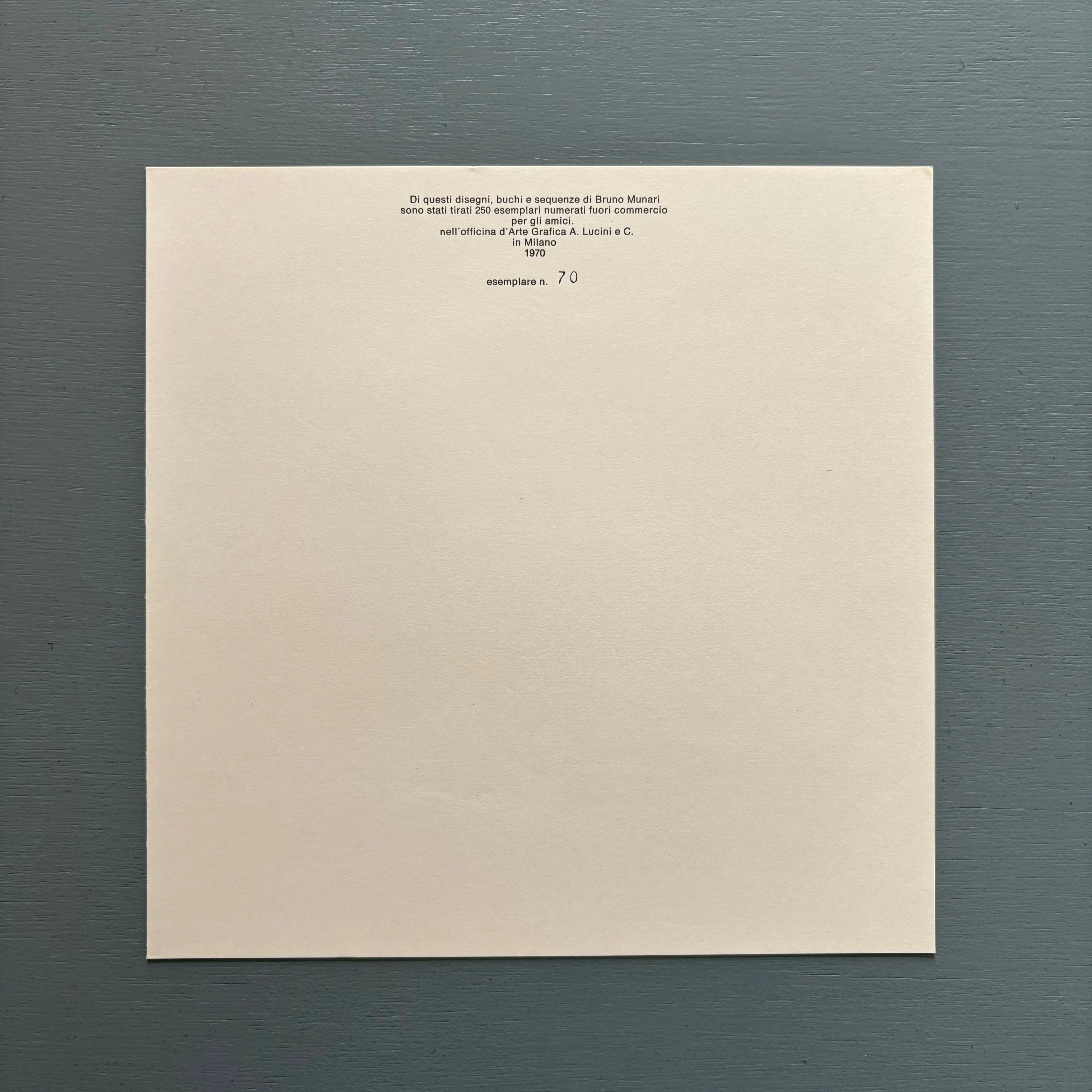 Bruno Munari - Guardiamoci negli occhi - Giorgio Lucini Editore