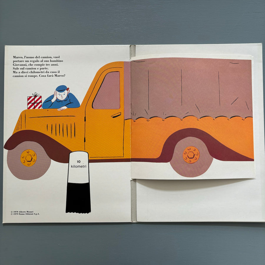 Bruno Munari - L'uomo del camion - Emme Edizioni 1979 - Saint-Martin Bookshop