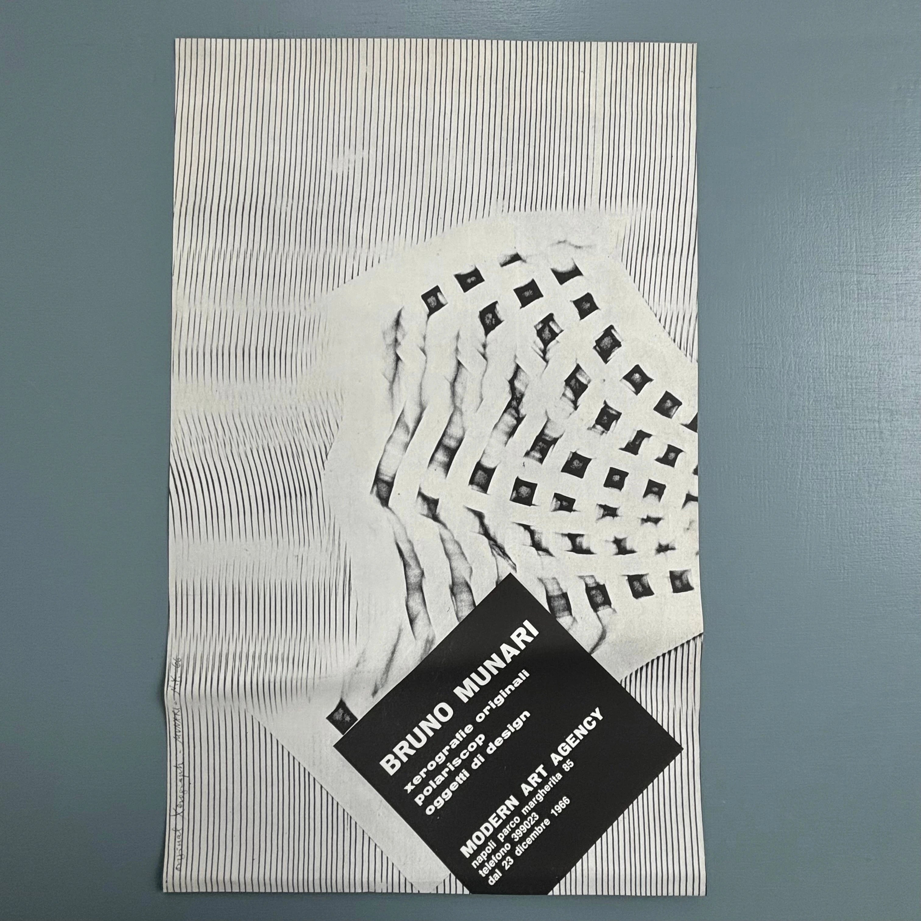 Bruno Munari - xerografie originali, polariscop, oggetti di design