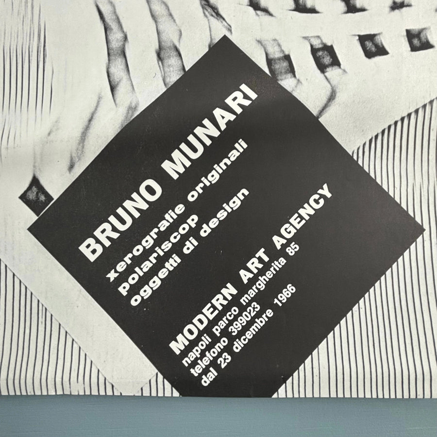 Bruno Munari - xerografie originali, polariscop, oggetti di design - Modern Art Agency 1966 - Saint-Martin Bookshop