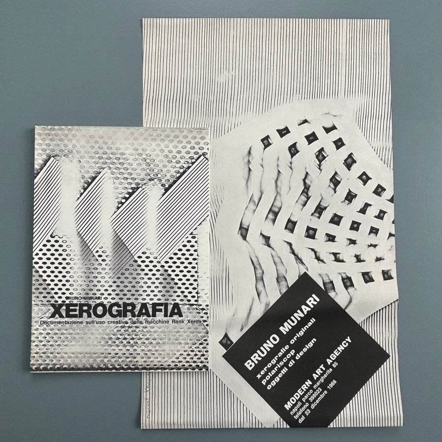 Bruno Munari - xerografie originali, polariscop, oggetti di design - Modern Art Agency 1966 - Saint-Martin Bookshop