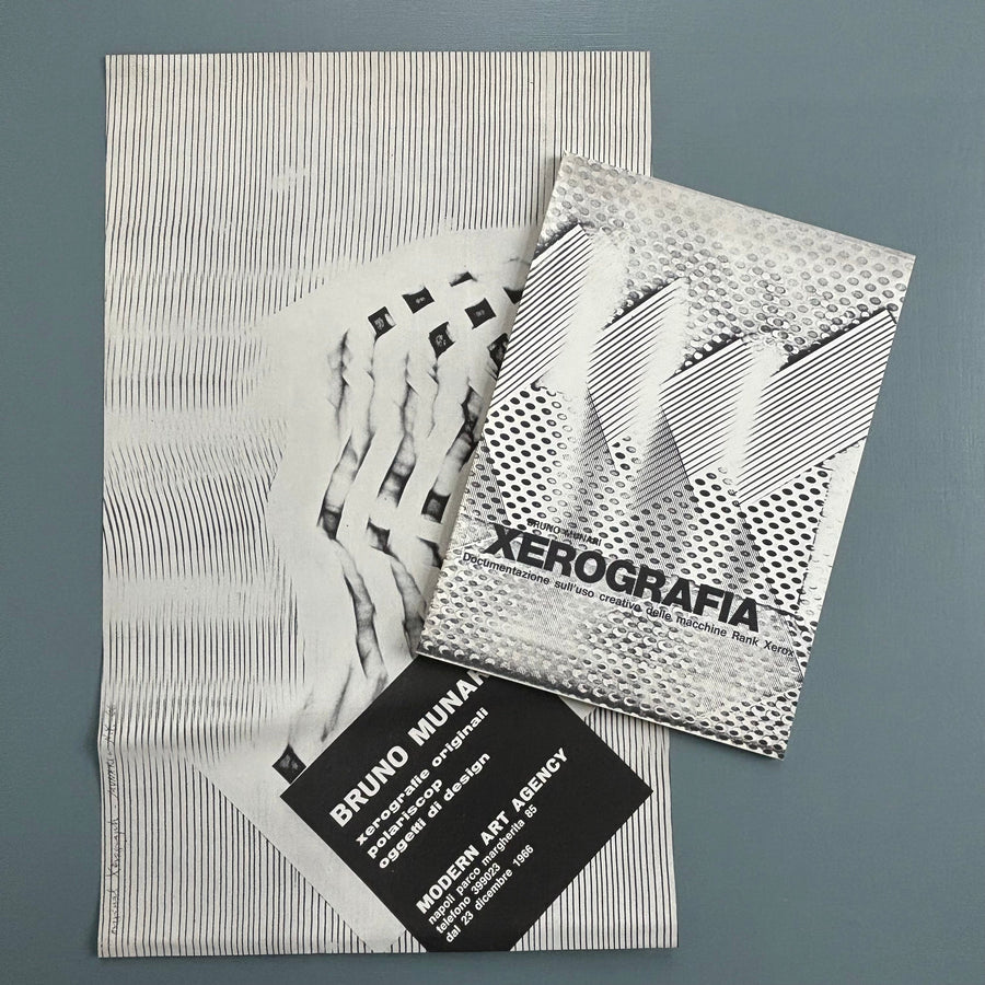 Bruno Munari - xerografie originali, polariscop, oggetti di design - Modern Art Agency 1966 - Saint-Martin Bookshop
