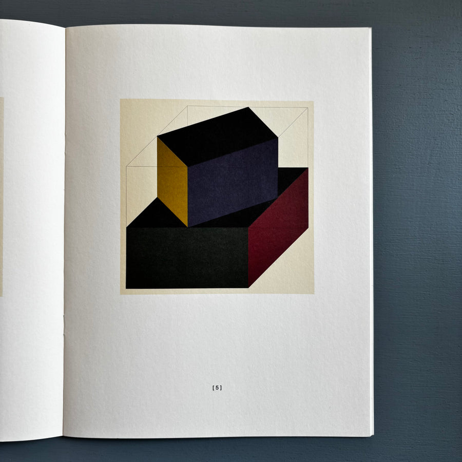 Sol LeWitt - Forms Derived from a Cube (Color) - Edition Achenbach 1991 - Saint-Martin Bookshop