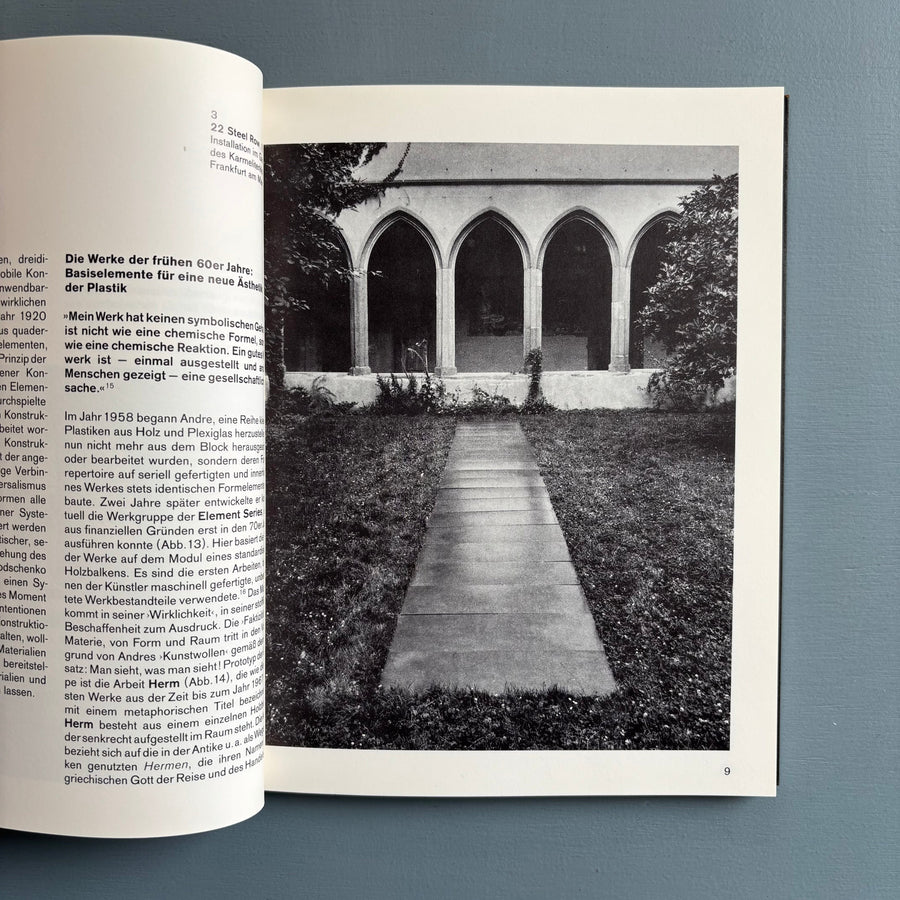 Carl Andre - Extraneous Roots - MMK 1991 - Saint-Martin Bookshop