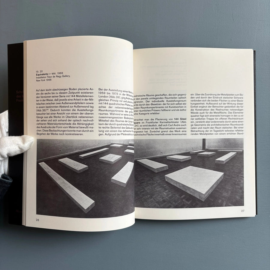 Carl Andre - Extraneous Roots - MMK 1991 - Saint-Martin Bookshop