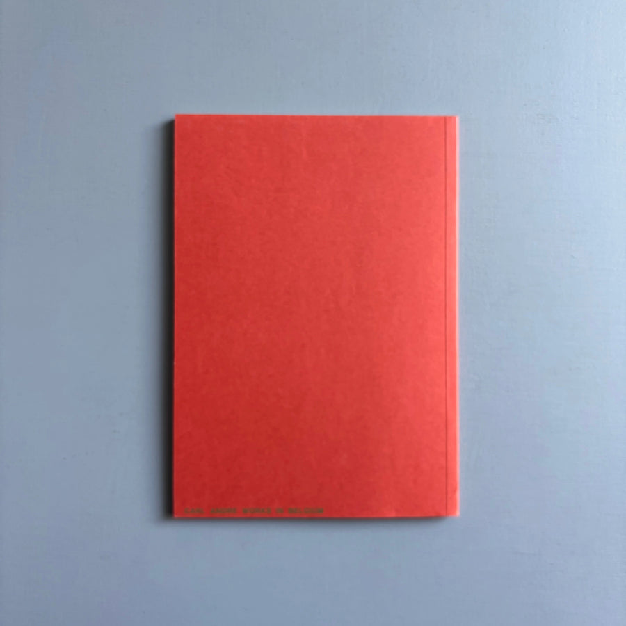 Carl Andre – Works in Belgium - Imschoot 1993 - Saint-Martin Bookshop