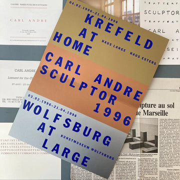 Carl Andre ephemera's - Europa 90's - Saint-Martin Bookshop