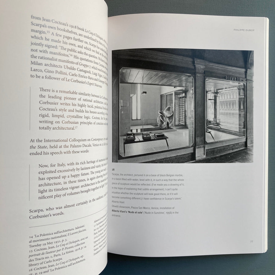 Carol Bove / Carlo Scarpa - Henry Moore Institute 2015 - Saint-Martin Bookshop