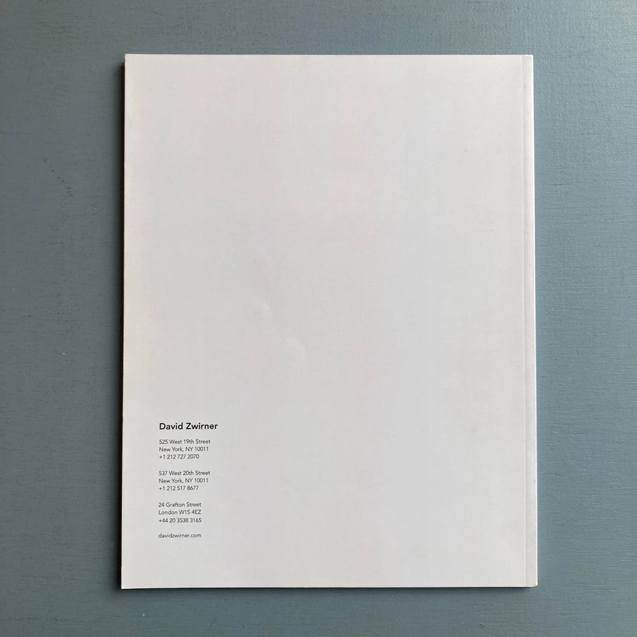 Carol Bove - David Zwirner 2015 - Saint-Martin Bookshop