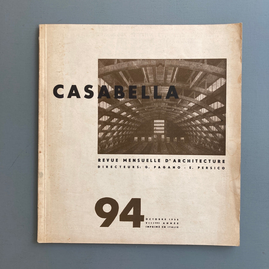 Casabella N.94 - VIIIéme année - Octobre 1935 - Saint-Martin Bookshop