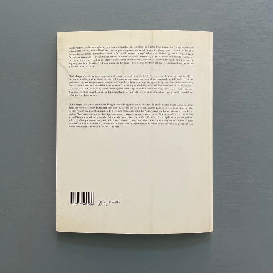 Charles Fréger - Bleus de travail - Piece of cake 2004 - Saint-Martin Bookshop