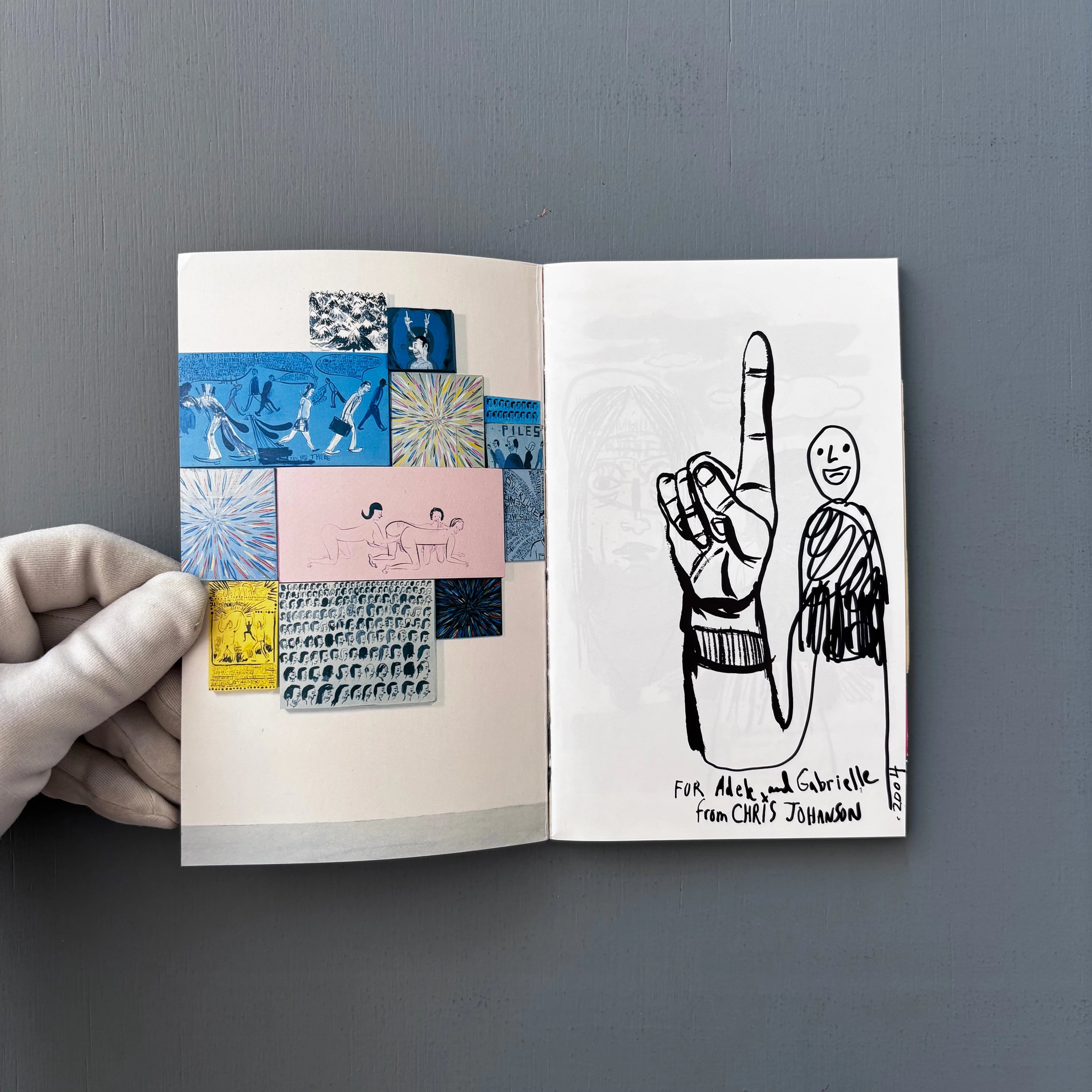 Chris Johanson (signed) - You are there - Alleged Press 2000