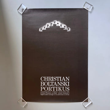 Christian Boltanski - Poster Exhibition Nr 34 Portikus 1991