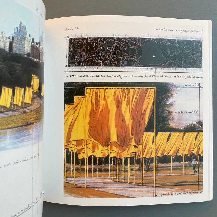 Christo and Jeanne-Claude (signed) - The Gates (project for Central -  Saint-Martin Bookshop