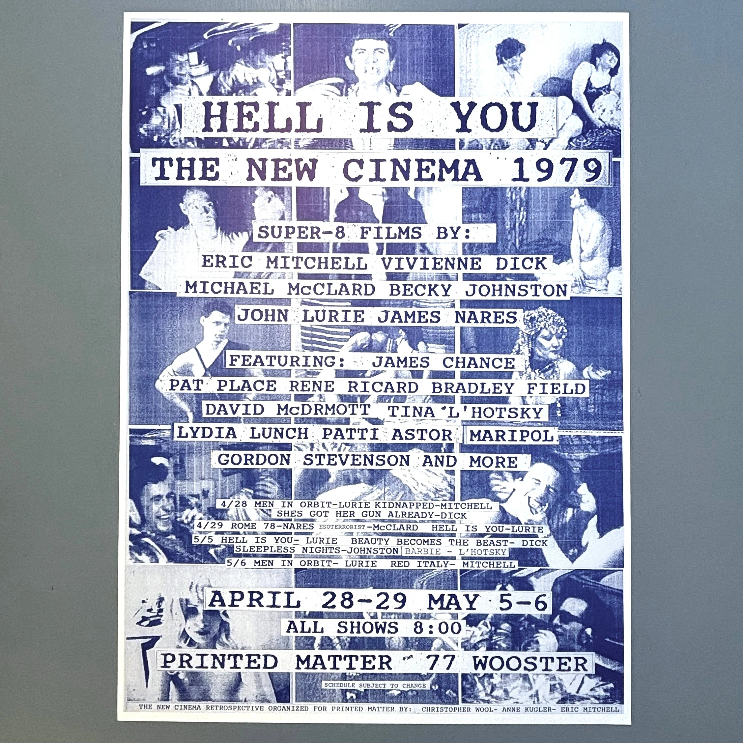 Christopher Wool - Hell is you. The new cinema 1979 poster - Printed ...