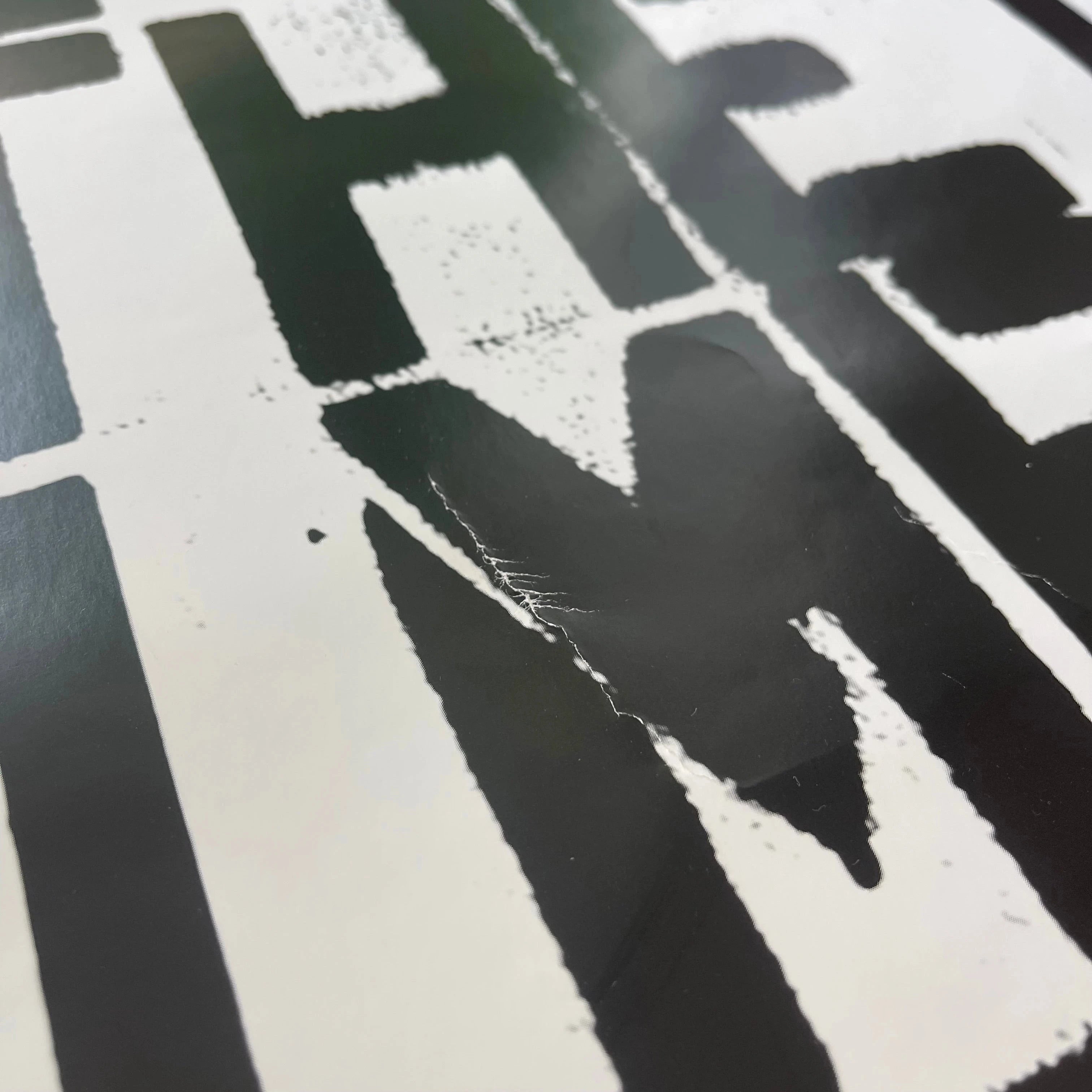 Christopher Wool & Félix González-Torres poster - The show is over