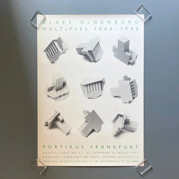 Claes Oldenburg - Multiples 1964–1990 - Poster Exhibition Nr 37 Portikus 1992