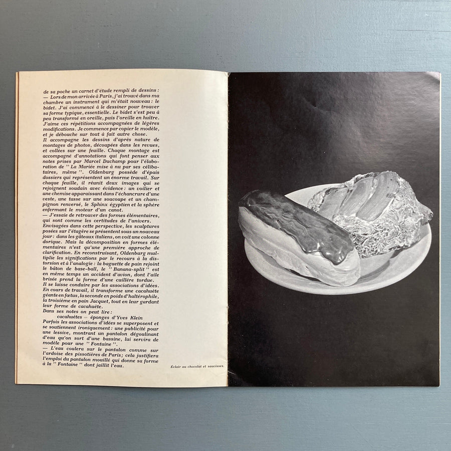 Claes Oldenburg, Ice cream bar invitation - Ileana Sonnabend 1964 - Saint-Martin Bookshop