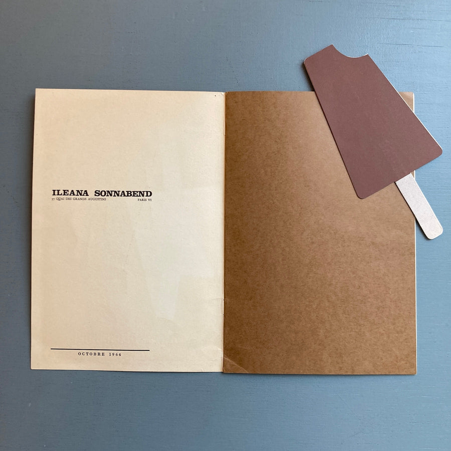 Claes Oldenburg, Ice cream bar invitation - Ileana Sonnabend 1964 - Saint-Martin Bookshop