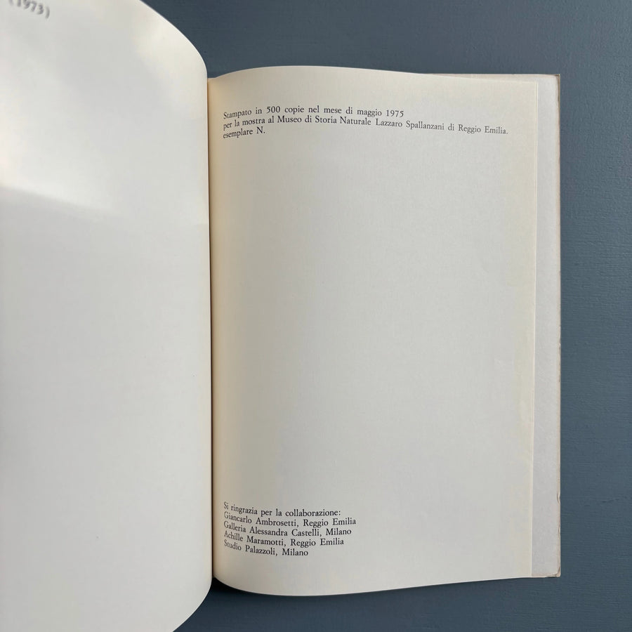 Claudio Parmiggiani / Luigi Ghirri - Alfabeto - Museo di Storia Naturale Lazzaro Spallanzani 1975