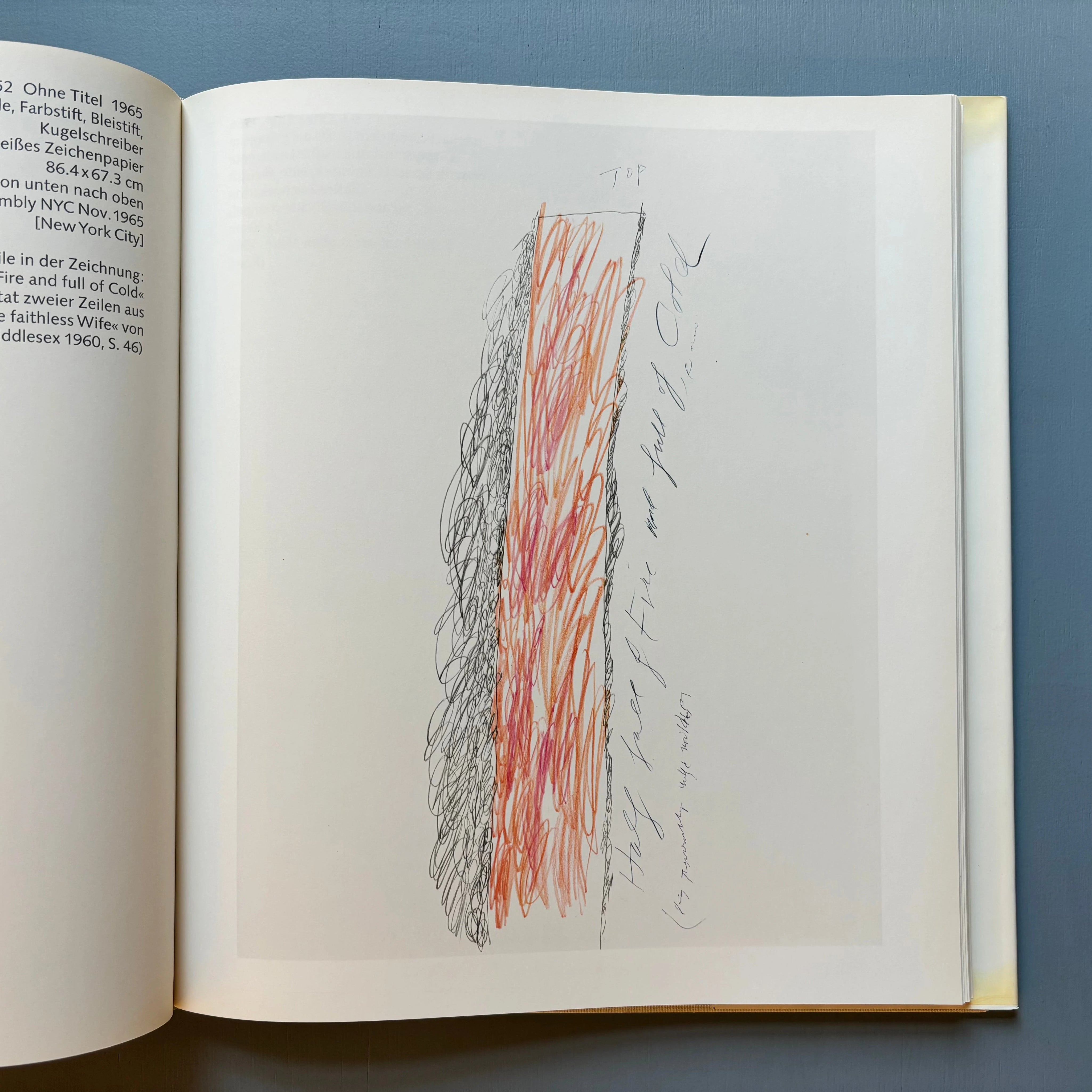 Cy Twombly - Zeichnungen 1953-1973 - Propyläen 1973 - Saint-Martin