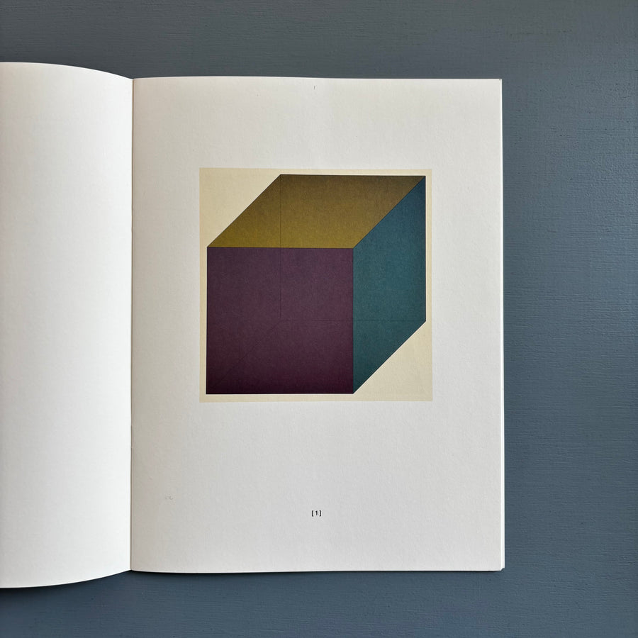 Sol LeWitt - Forms Derived from a Cube (Color) - Edition Achenbach 1991 - Saint-Martin Bookshop