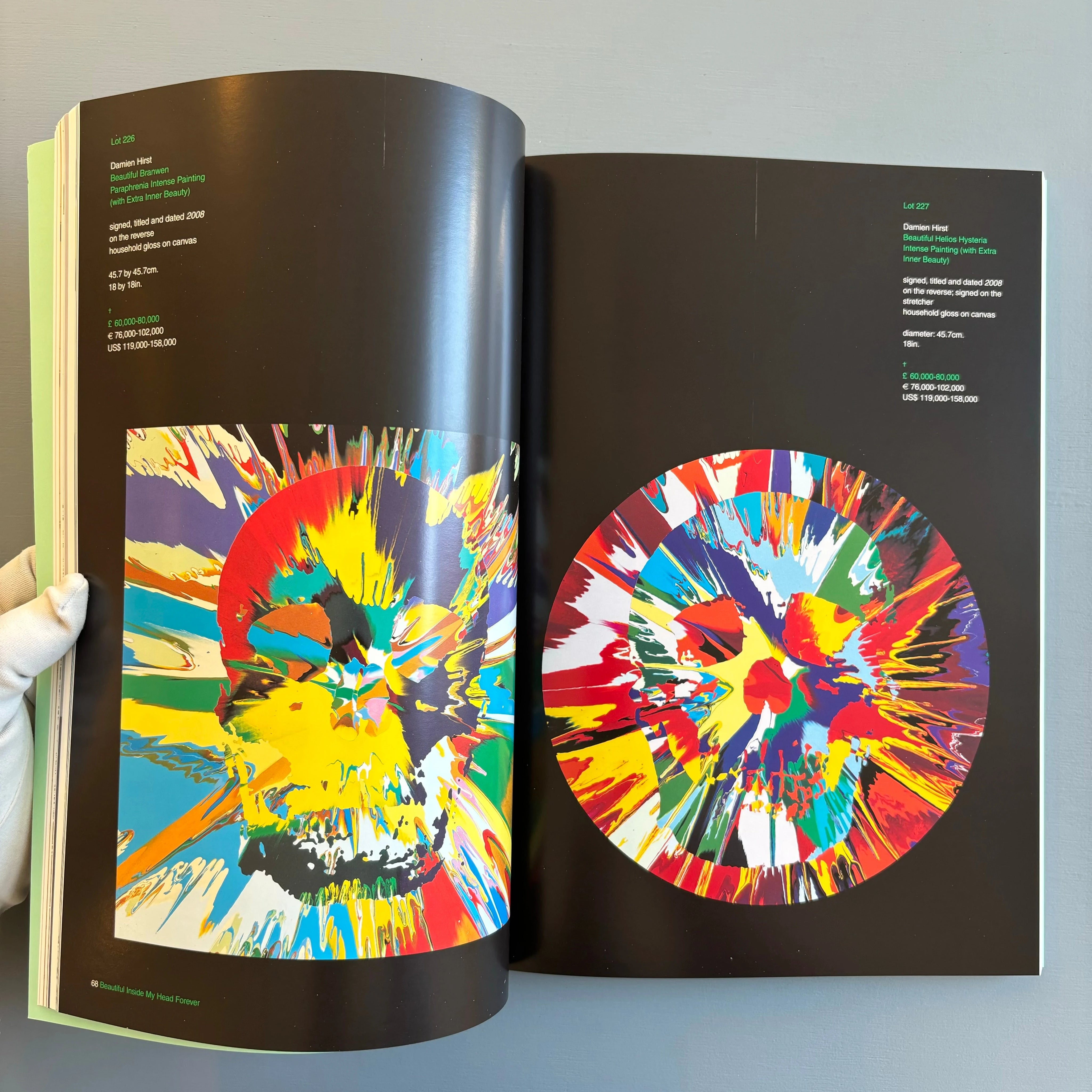 Beautiful Inside/ダミアン ハースト/ポスター Damien Hirst - Beautiful inside my head forever - Sotheby's 2008
