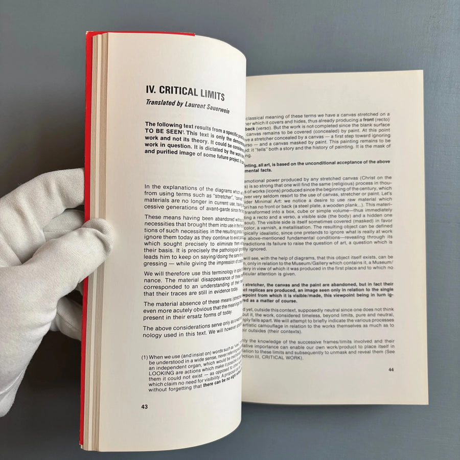 Daniel Buren - Five Texts - John Weber Gallery, Jack Wendler Gallery 1973 - Saint-Martin Bookshop