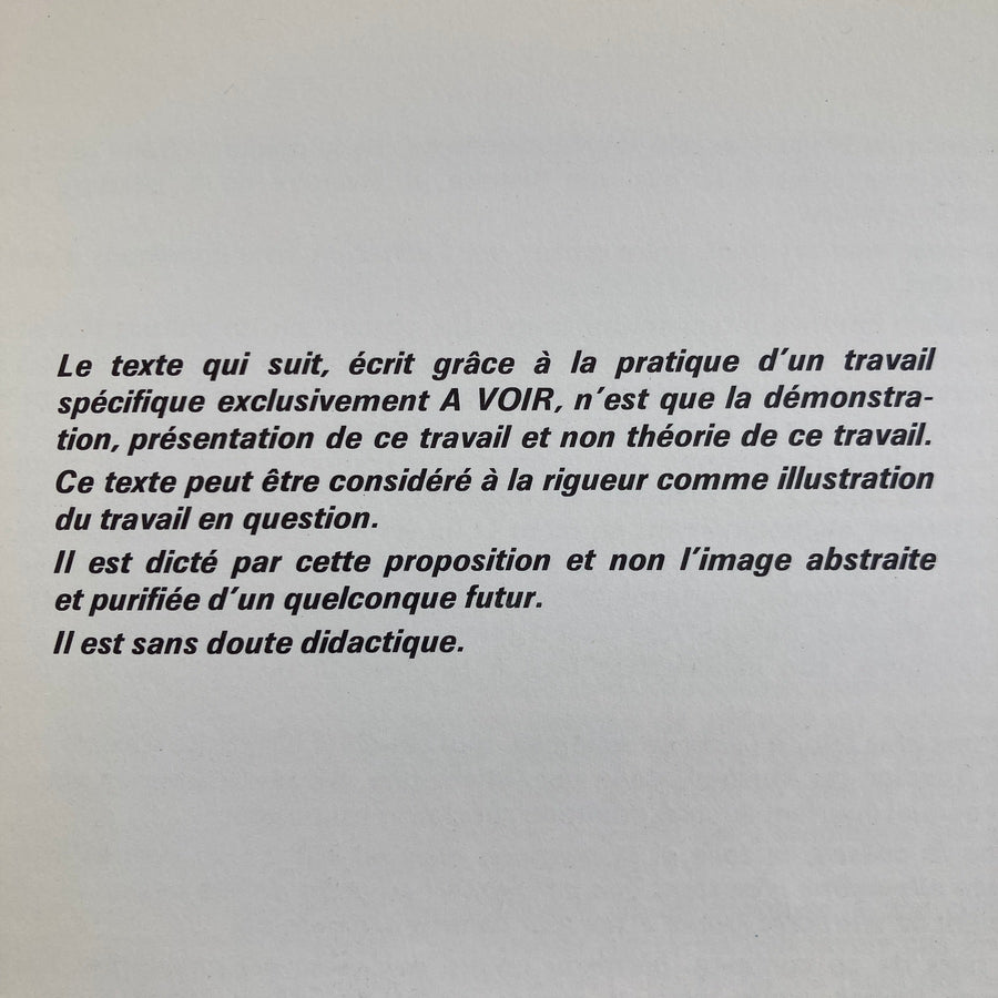 Daniel Buren - Limites Critiques - Yvon Lambert Editeur 1970 - Saint-Martin Bookshop