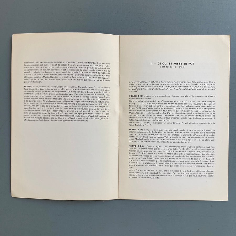 Daniel Buren - Limites Critiques - Yvon Lambert Editeur 1970 - Saint-Martin Bookshop