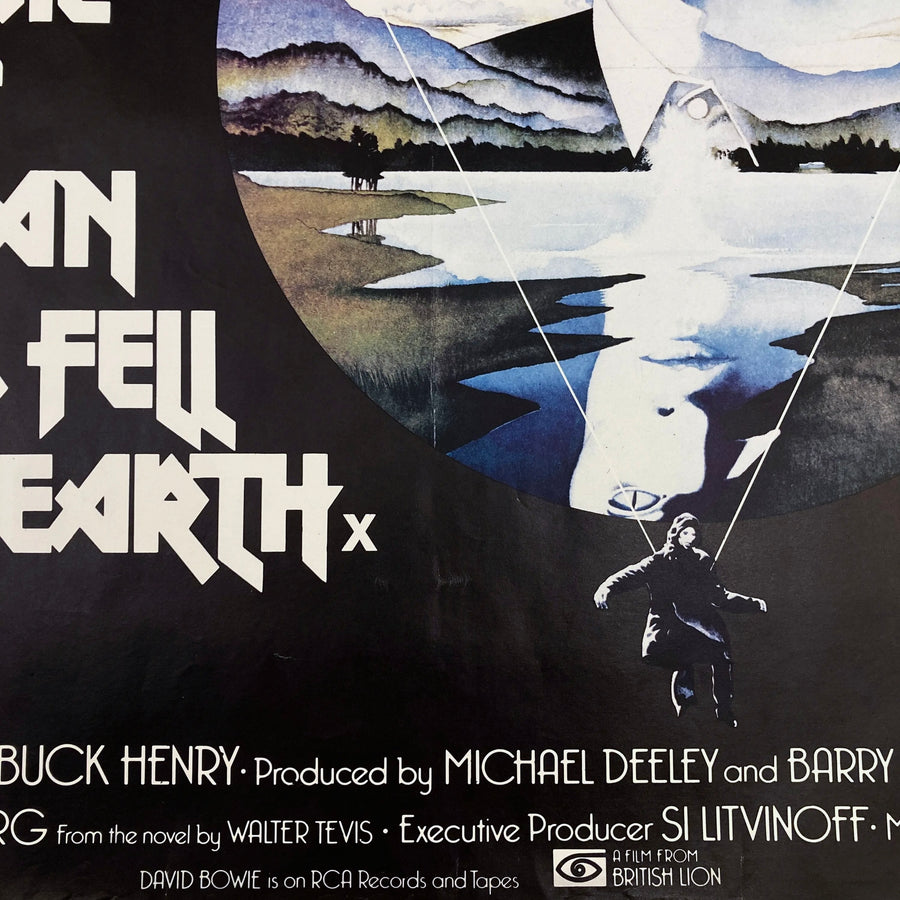 David Bowie - The Man who Fell to Earth poster - 1976 - Saint-Martin Bookshop