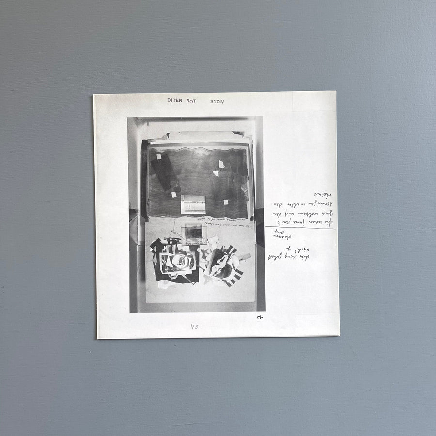 Dieter Rot - Snow - Edition ET 1966