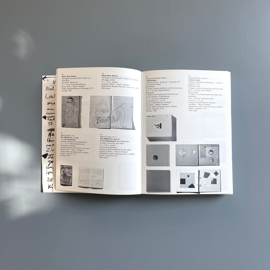 Dieter Roth - Collected Works volume 40 - Hansjörg Mayer 1979