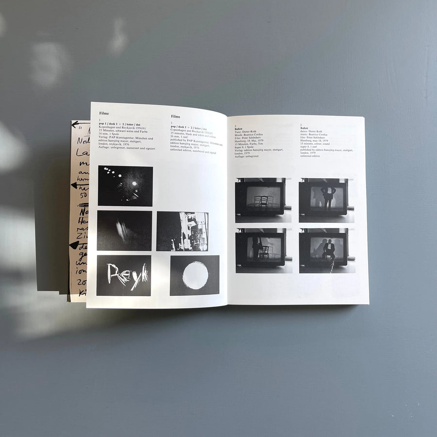 Dieter Roth - Collected Works volume 40 - Hansjörg Mayer 1979