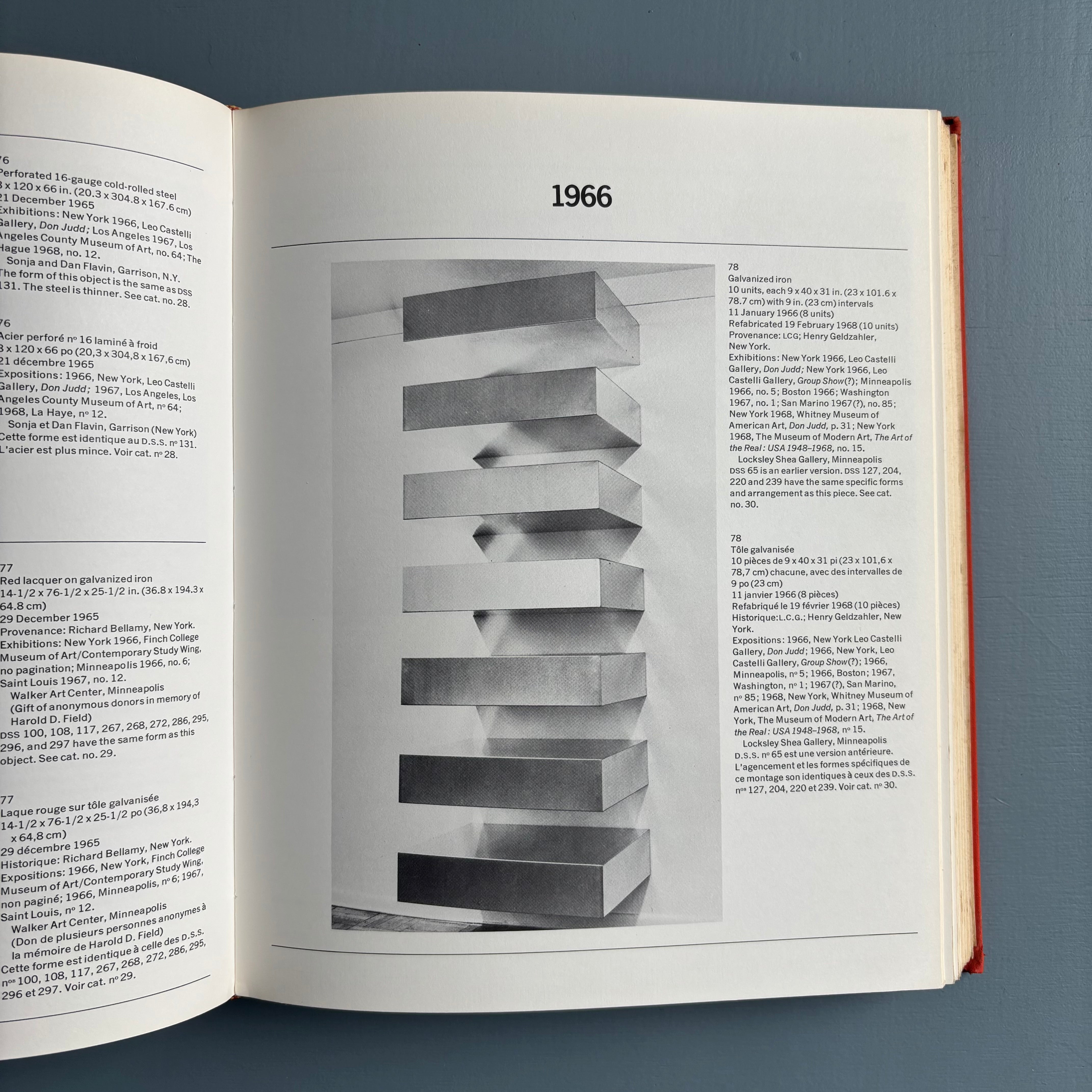 Donald Judd - Catalogue Raisonné of Paintings, Objects, and - Saint ...