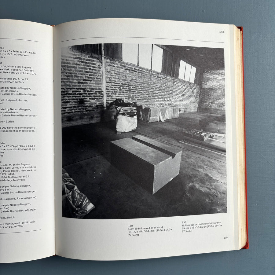 Donald Judd - Catalogue Raisonné of Paintings, Objects, and Wood-Blocks 1960 - 1974 - The National Gallery of Canada 1975